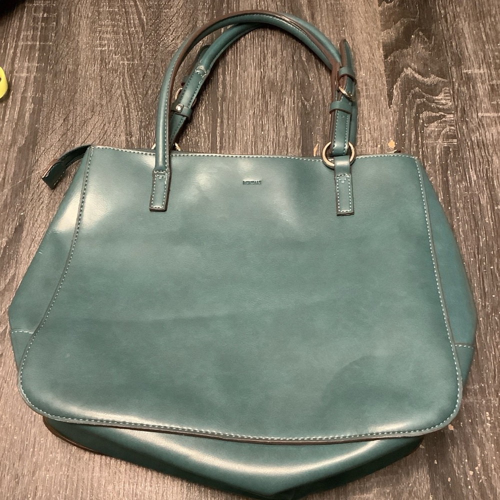 Mondani New York Teal leather Handbag tote